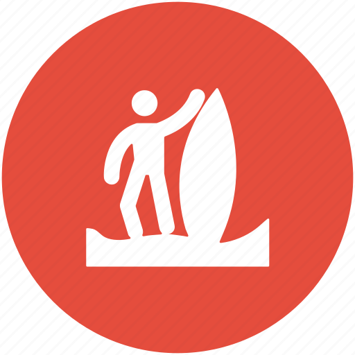 Surfing, wakeboarding, water skiing, water sports, water surfing icon - Download on Iconfinder
