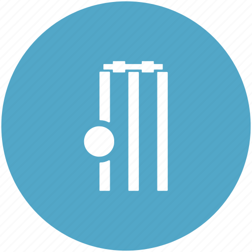 Ball, cricket, cricket pitch, cricket stump, sports, wicket icon - Download on Iconfinder