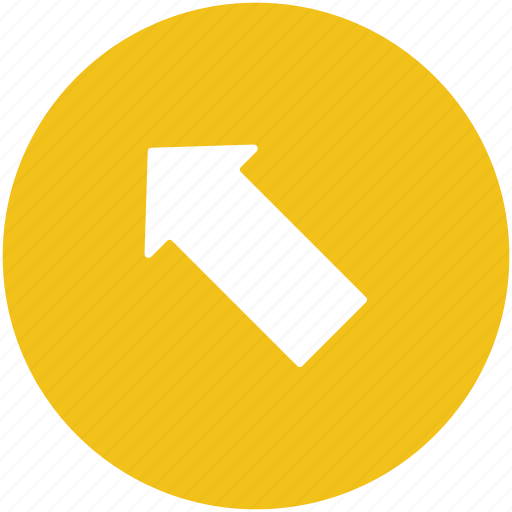 Arrow, direction arrow, left arrow, left up, navigation arrow icon - Download on Iconfinder