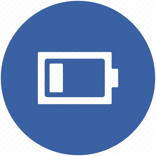 Battery, battery level, battery status, low battery, mobile battery icon - Download on Iconfinder
