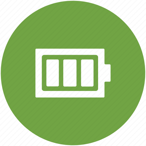 Battery, battery level, battery status, full battery, mobile battery icon - Download on Iconfinder
