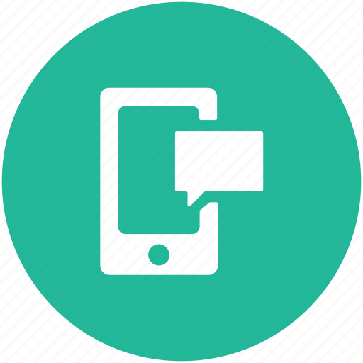Chatting, communication, mobile, mobile chatting, mobile messaging, speech bubble icon - Download on Iconfinder