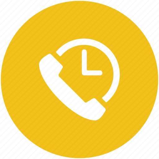 Call service, clock, customer support, helpline, on time support, phone, time icon - Download on Iconfinder