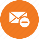 cancel email, correspondence, discard email, letter envelope, mail, removed email 