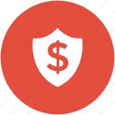 dollar, money protection, money safety, safe investment, shield