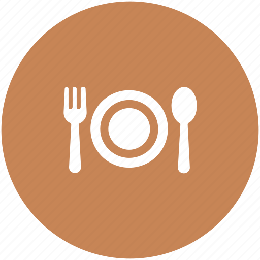 Dining, eating, fork, plate, restaurant, spoon, tableware icon - Download on Iconfinder