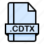 cdtx, file, file extension, file format, file type 