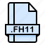 fh11, file, file extension, file format, file type 