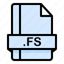 file, file extension, file format, file type, fs