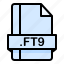 file, file extension, file format, file type, ft9 