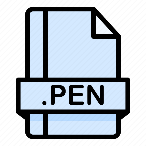 File, file extension, file format, file type, pen icon - Download on Iconfinder
