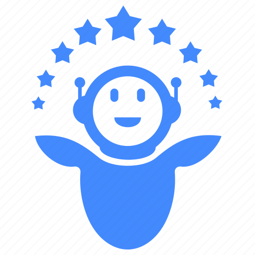 Achievement, awards, joy, luck, robot, success, successful icon - Download on Iconfinder