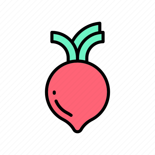 Diet, healthy, radish, vegan, vegetables, veggie icon - Download on Iconfinder