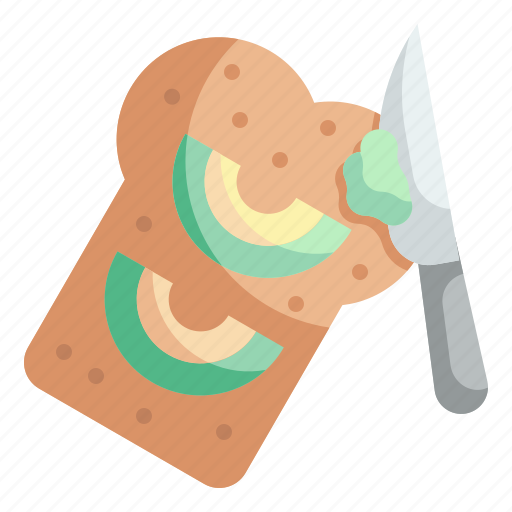 Bread, bakery, breakfast, vegan, toast icon - Download on Iconfinder