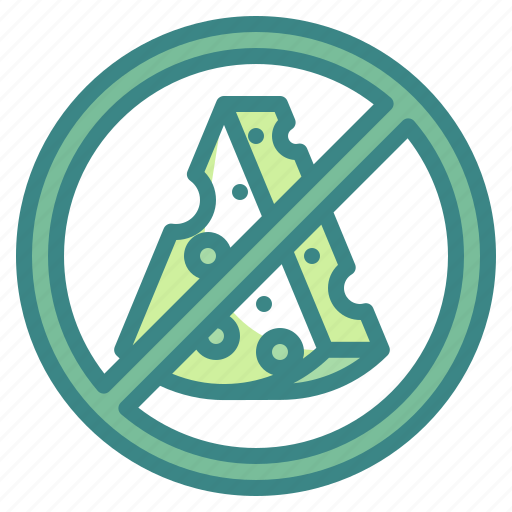 Cheese, no, free, prohibited, butter icon - Download on Iconfinder