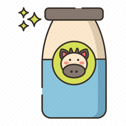 Animal, milk, cow, bottle, drink, beverage, dairy icon - Download on Iconfinder