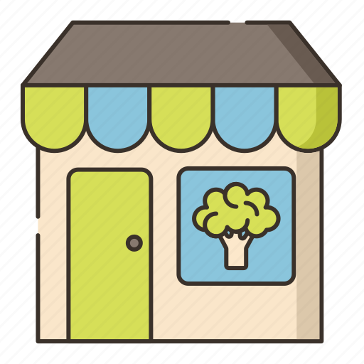 Vegan, market, shop, store, business icon - Download on Iconfinder