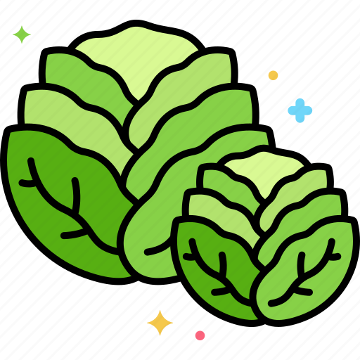 Brussel, sprouts, vegetable, brussels, organic icon - Download on Iconfinder