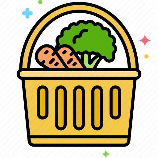 Fresh, produce, organic, vegetable, natural, carrot, broccoli icon - Download on Iconfinder