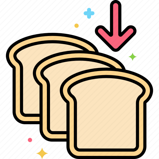 Low, carb, bread, carbohydrate, bake, food icon - Download on Iconfinder