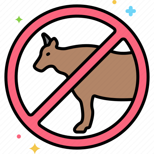 No, cow, meat, food, no meat icon - Download on Iconfinder