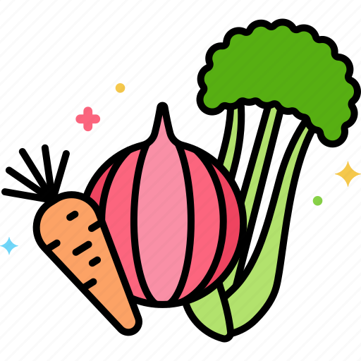 Onion, carrot, celery, vegetable, organic icon - Download on Iconfinder