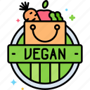 vegan, product, shopping, vegetables, fruits