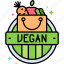 vegan, product, shopping, vegetables, fruits 