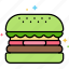 veggie, burger, food, hamburger, vegetarian 