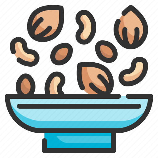 Nuts, snack, peanut, cashew, vegan icon - Download on Iconfinder