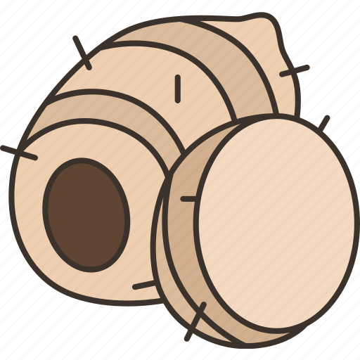 Eddoe, yam, vegetable, root, tropical icon - Download on Iconfinder