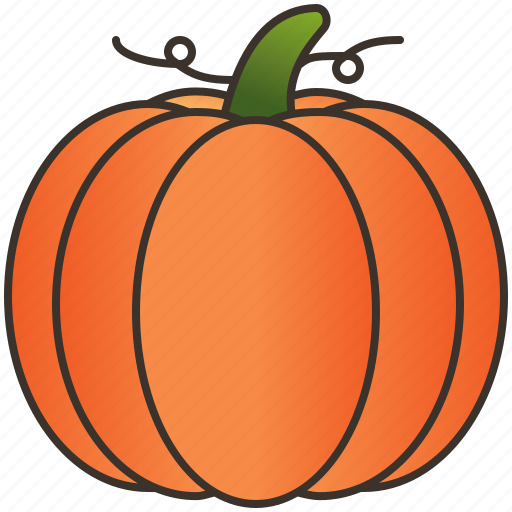 Fruit, halloween, harvest, orange, pumpkin icon - Download on Iconfinder