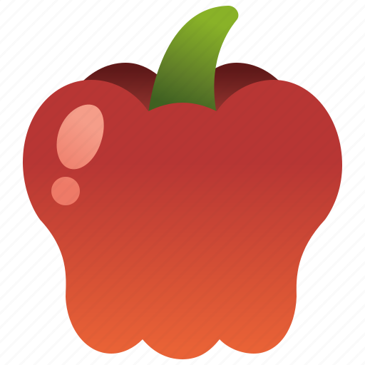 Bell, ingredient, pepper, red, sweet icon - Download on Iconfinder