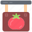 signboard, tomato, food, vegetable, shop 