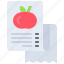 tomato, check, list, purchase, price, food, vegetable, shop 