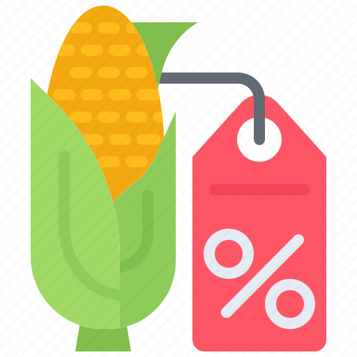 Corn, badge, discount, food, vegetable, shop icon - Download on Iconfinder