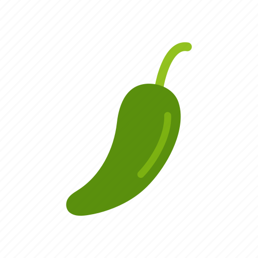 Chili, colour, food, green, hot, pepper, vegetable icon - Download on Iconfinder