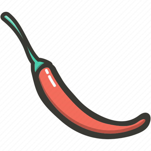 Chilli, fresh, red, veggie, food, plant icon - Download on Iconfinder
