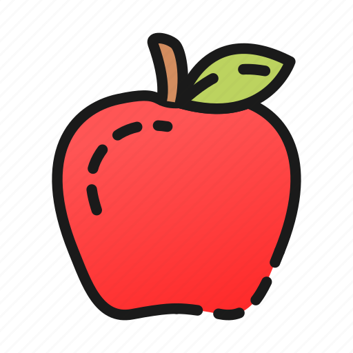 Apple, cook, dessert, fruit, healthy, kitchen, red icon - Download on Iconfinder