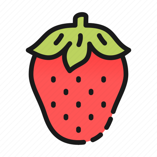 Dessert, food, fruit, kitchen, red, strawberry icon - Download on Iconfinder