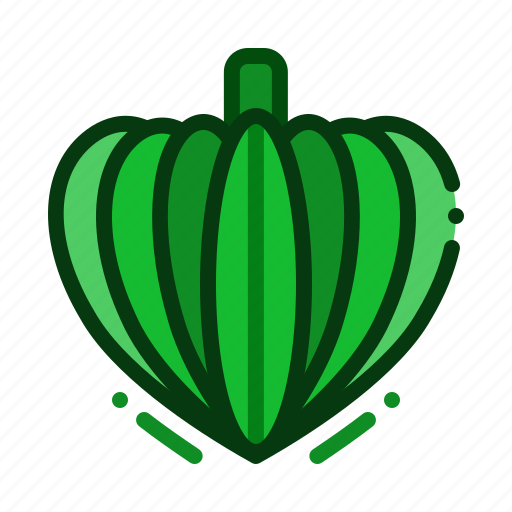 Vegetable, food, fresh, gourd, acorn squash, squash icon - Download on Iconfinder