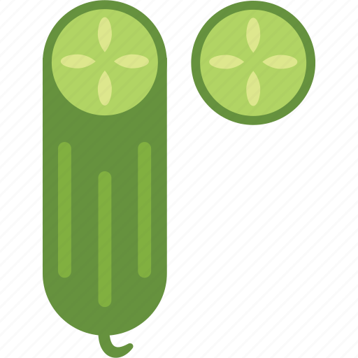 Cucumber, food, slice, vegetable icon - Download on Iconfinder