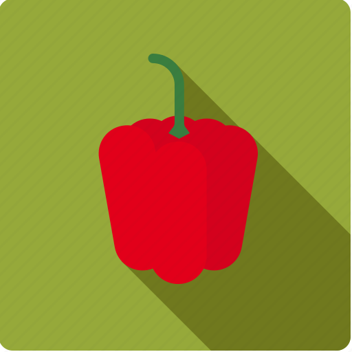 Bell, food, pepper, red, vegetable, vegetarian icon - Download on Iconfinder