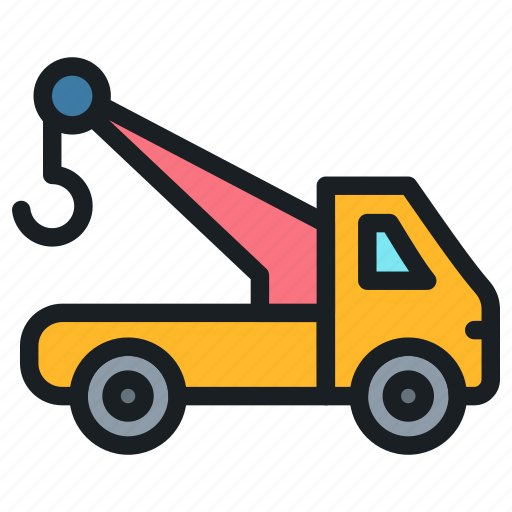 Transportation, automobile, vehicle, travel, transport, truck, recovery icon - Download on Iconfinder