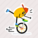 unicycle, monowheel, monocycle, vehicle, unicycle ride