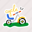 cycle, bicycle, pedal vehicle, two wheeler, ride 