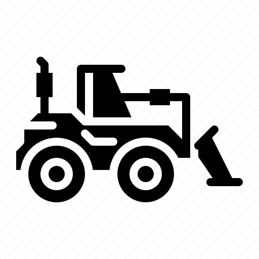 Bulldozer, construction, tractor, vehicle icon - Download on Iconfinder