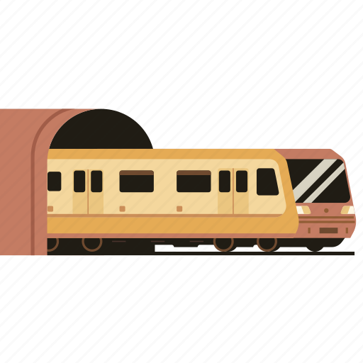 Train, railroad, railway, locomotive, vehicle, subway, travel icon - Download on Iconfinder