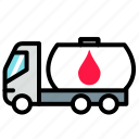 truck, vehicle, delivery, van