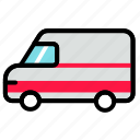 van, bus, shipping, delivery